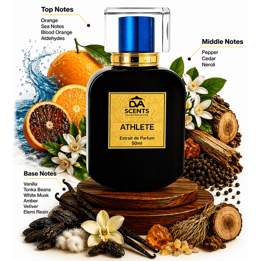 ATHLETE By DVA Scents with 36% oil concentration, long lasting perfume for men - Impression Of Allure Homme Sports