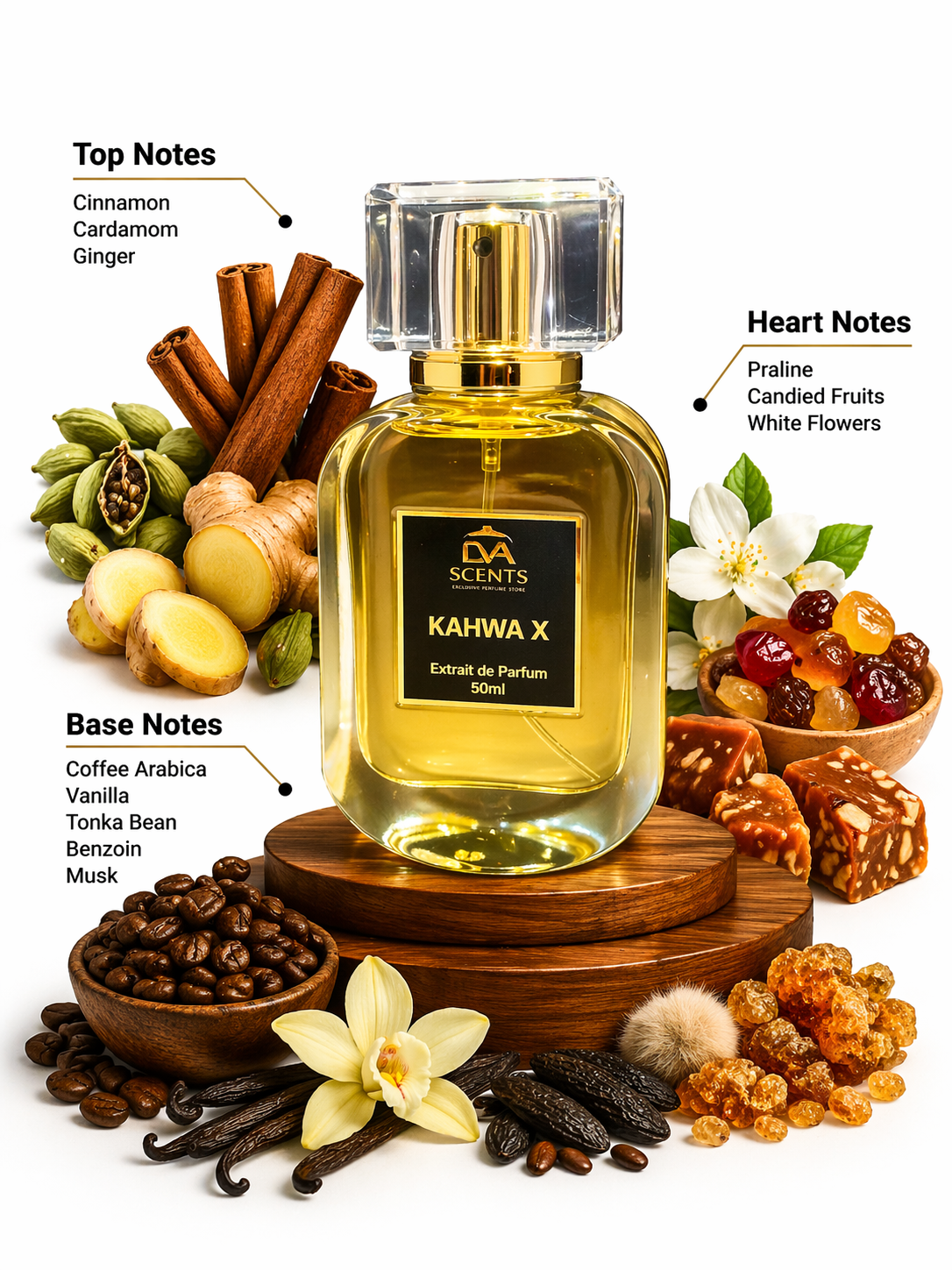 KAHWA X - IMPRESSION OF LATTAFA KHAMRAH QAHWA (36% OIL CONCENTRATION)